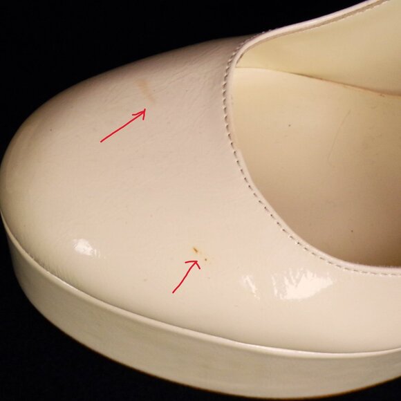 JESSICA SIMPSON size 9M JS-MACEE nude-beige ultra-high-heel platform pumps - Picture 8 of 16